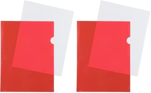 JAM PAPER Plastic Sleeves - Letter Sized - 9 x 11 1/2 - Clear Project Pockets - 12 Page