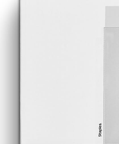 Staples Heavyweight Sheet Protectors, 8.5x11 Inch, Clear, 100-Pack