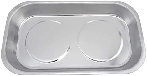 Edward Tools 9.5” Large Rectangle Magnetic Tray - Magnetic Parts Tray for Screws, Nut