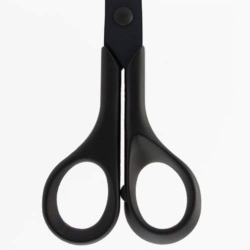ALLEX Black Scissors All Purpose Sharp Japanese Stainless Steel Blade