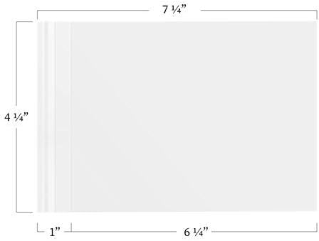 Jot & Mark 4x6 Photo Sleeves (200 Count) Crystal Clear Archival Plastic