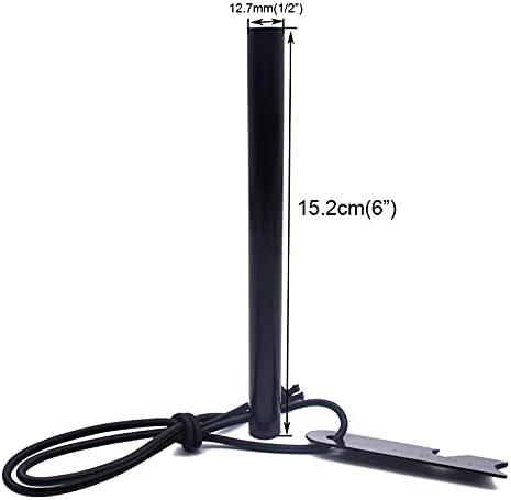 1/2 x 6 Inch Pocket Survival Flint Fire Starter Ferro Rod