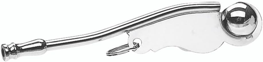Mil-Tec Nickel-Plated Boatswain Compact Lightweight Portable Whistle for Maritime
