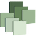 12 Pcs 24 Pcs Sage Green Sticky Notes 3 x 3 Inches, No Lined