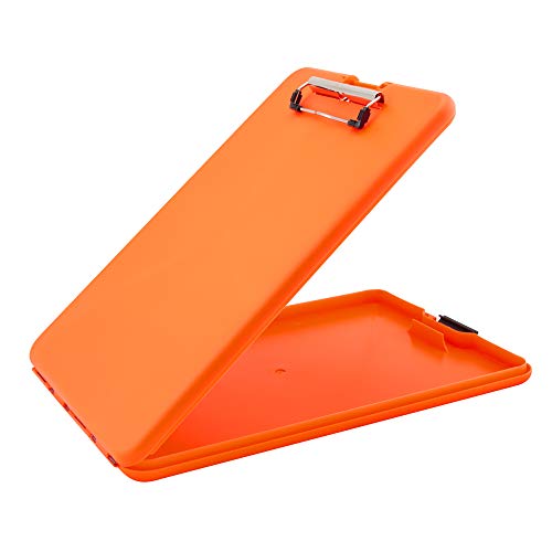 Saunders SlimMate Storage Clipboard, Slim Plastic, Letter Size, Red