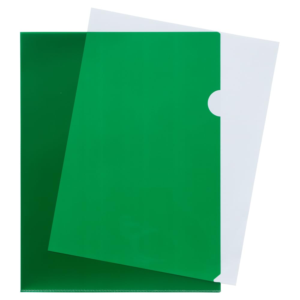 JAM PAPER Plastic Sleeves - Letter Sized - 9 x 11 1/2 - Clear Project Pockets - 12 Page