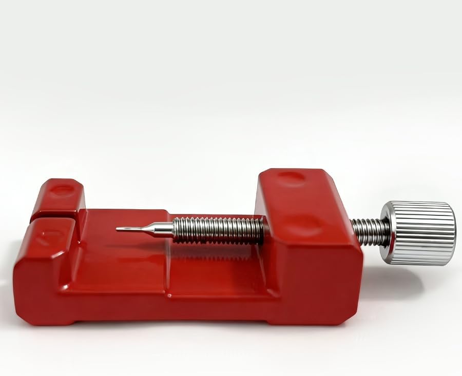Watch Band Link Pin Remover Watch Repair Tool Kit Red Metal
