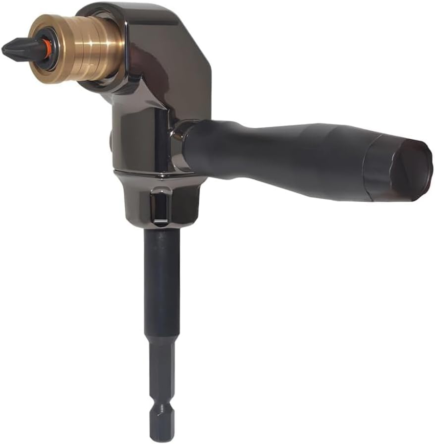 90 Degree Right Angle Drill Adapter Quick Change Screwdriver Attachment