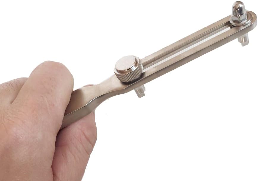 Adjustable Watch Back Remover Remove Tool, Wrench Type Watch Case Back Opener Remover