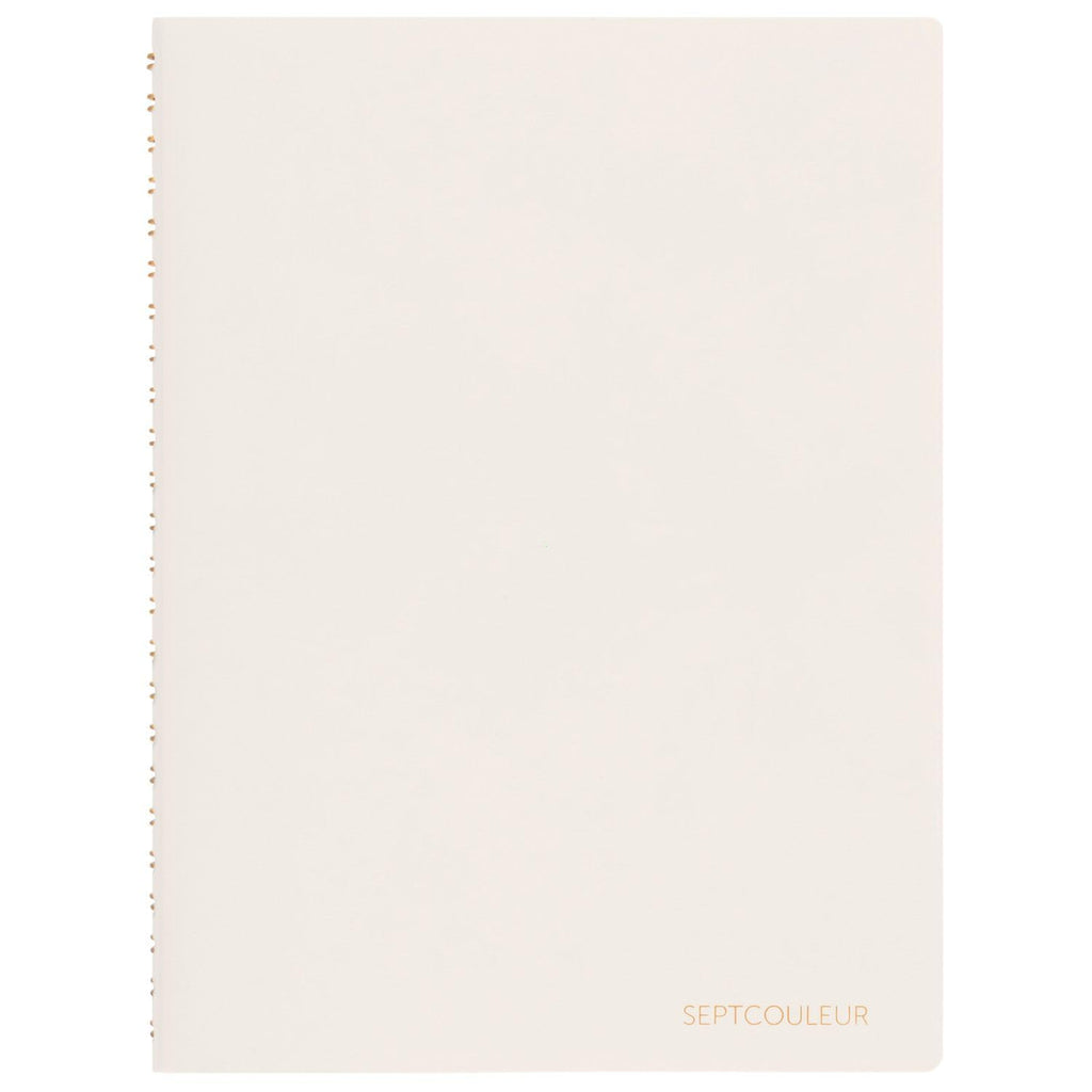 Maruman Septcouleur Spiral Notebook, 200 Pages, A5 3mm Grid, Blue