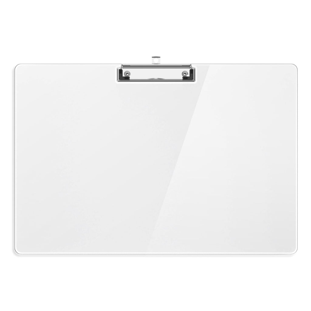 Extra Large 11x17 Clipboards, Plastic Black Drawing Boards, Horizontal Clip Board