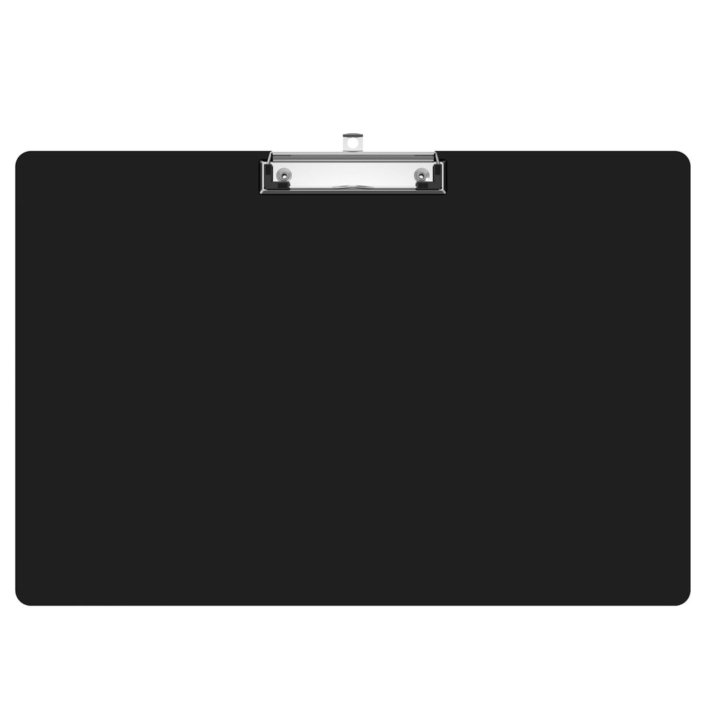 Extra Large 11x17 Clipboards, Plastic Black Drawing Boards, Horizontal Clip Board