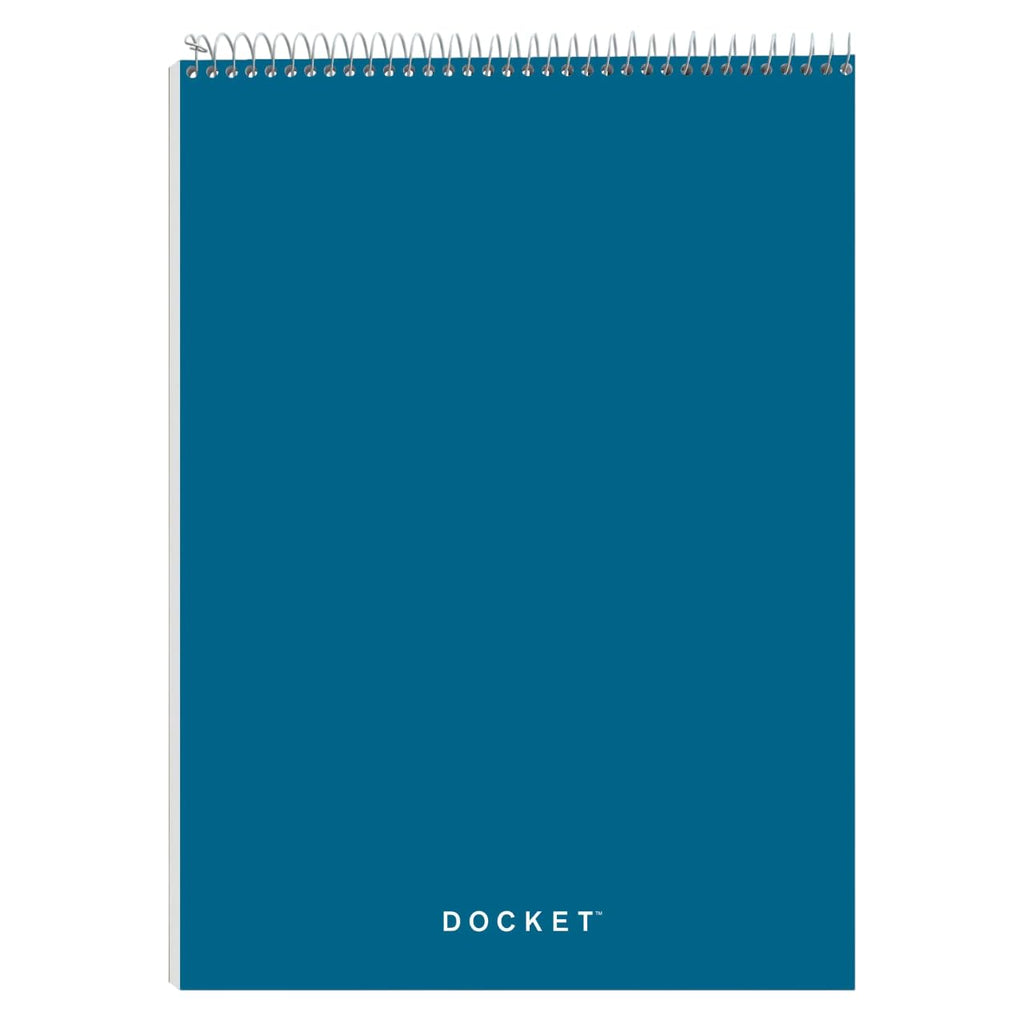 TOPS Docket Quadrille Pad, Wire Bound, 8-1/2 x 11-3/4 Inches, Quad Rule (4 x 4)
