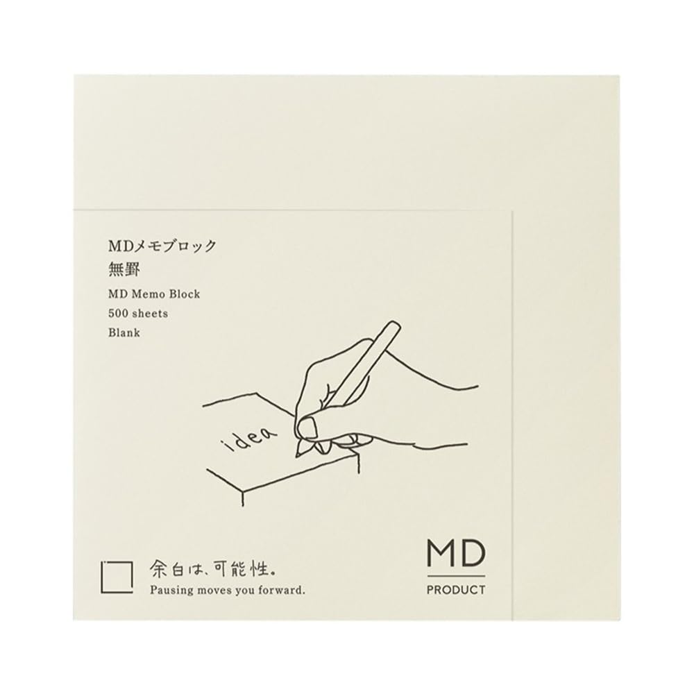 DESIGNPHIL 15286006 Midori Memo Pad, MD Block Memo, Graph Ruled