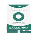 Exacompta Index Cards 3X5 Inch 100Pk