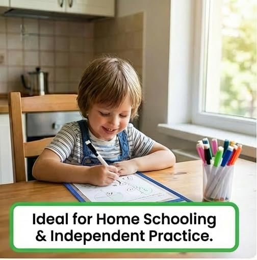 Dry Erase Pockets, 10 Pack Oversized 10 x 14 Reusable Sleeves for 8.5 x 11 Worksheets