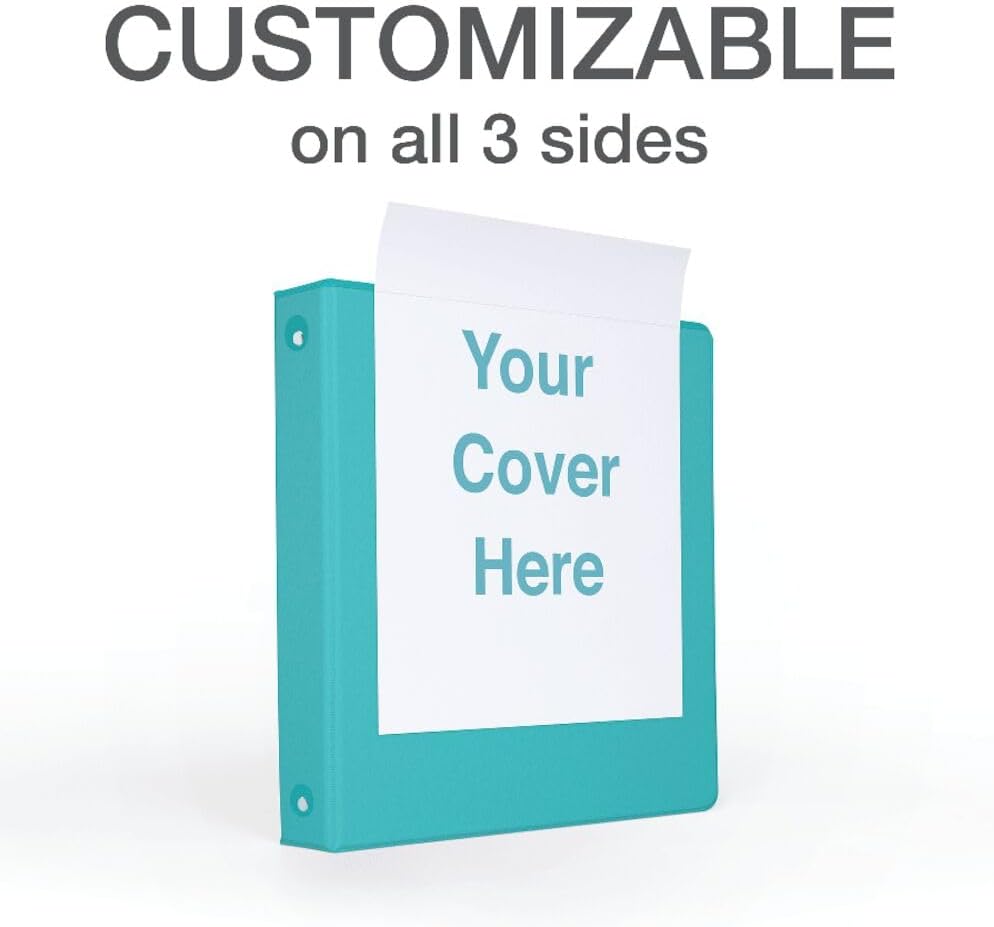 Cardinal 3 Ring Binders, Binders for School and Office, Durable 1.5 Inch, Round Rings