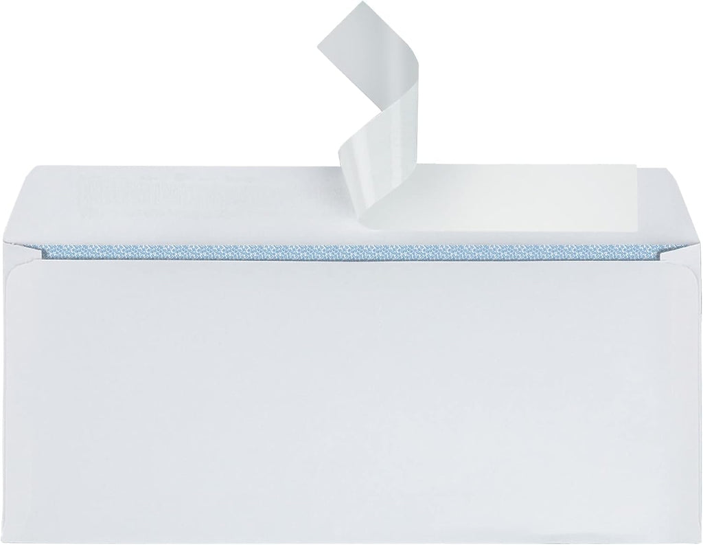 Office Depot Clean Seal(TM) Security Envelopes, #10 (4 1/8in. x 9 1/2in.), White