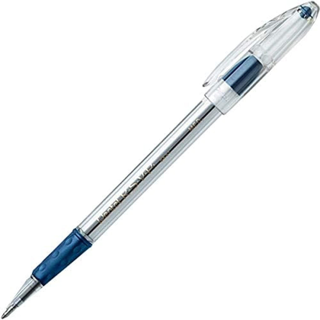 Pentel RSVP Medium Point Pens - 1.0mm - 12 Pack of 6 Black & 6 Blue Ballpoint Pens