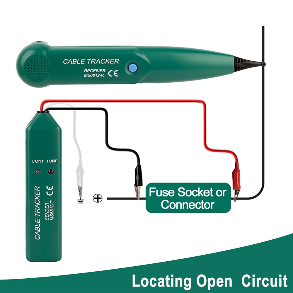 Telephone Phone Line Tester, Dead Circuit Tracer, Continuity Tester Open Finder for Diyer