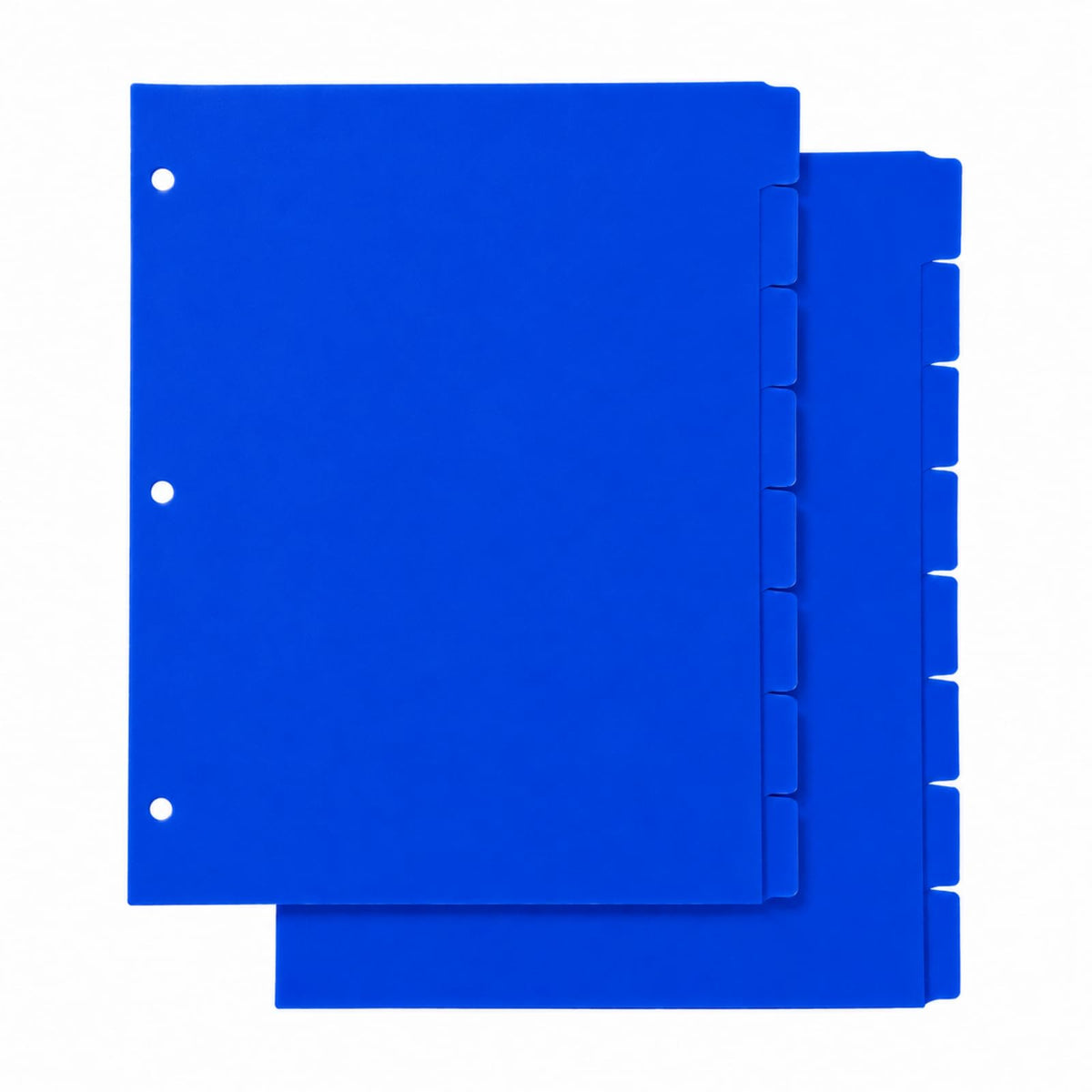 2 Set 8 Tab Brown Binder Dividers for 3 Ring Binder, Letter Size 8.5 x 11 Inch