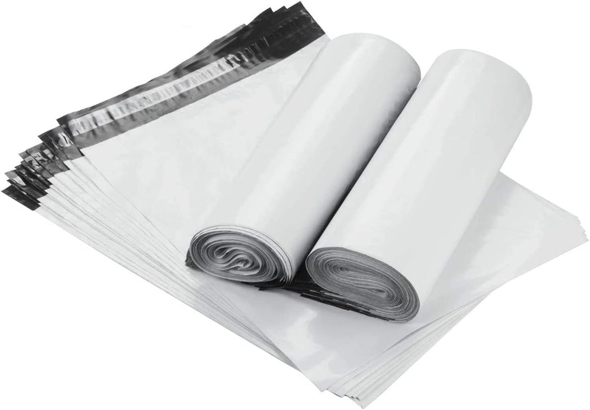 7.5" x 10" 100 Pack Poly Mailers Shipping Envelopes, Self Sealing, Waterproof