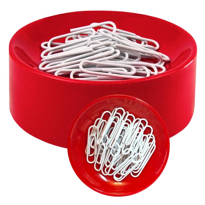 Clipwell Magnetic Paper Clip Holder - Easy Toss & Pick-Up - Holds Various Metal Parts