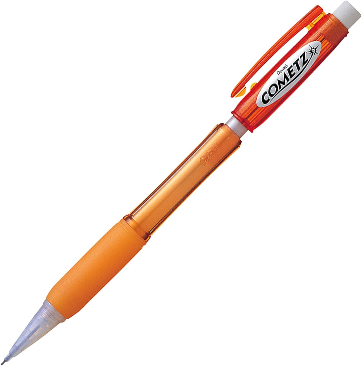 Pentel Cometz Automatic Pencil, 0.9mm, Orange Barrel, Box of 12 (AX119F)
