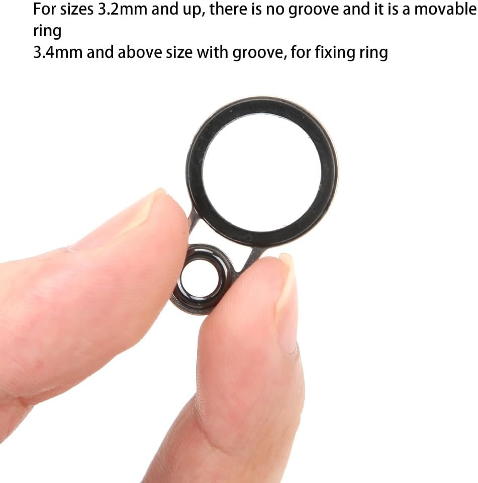 Rod Repair Kit - Stainless Steel & Ceramic Guide Rings for Surf Casting Rods | Top Tip &
