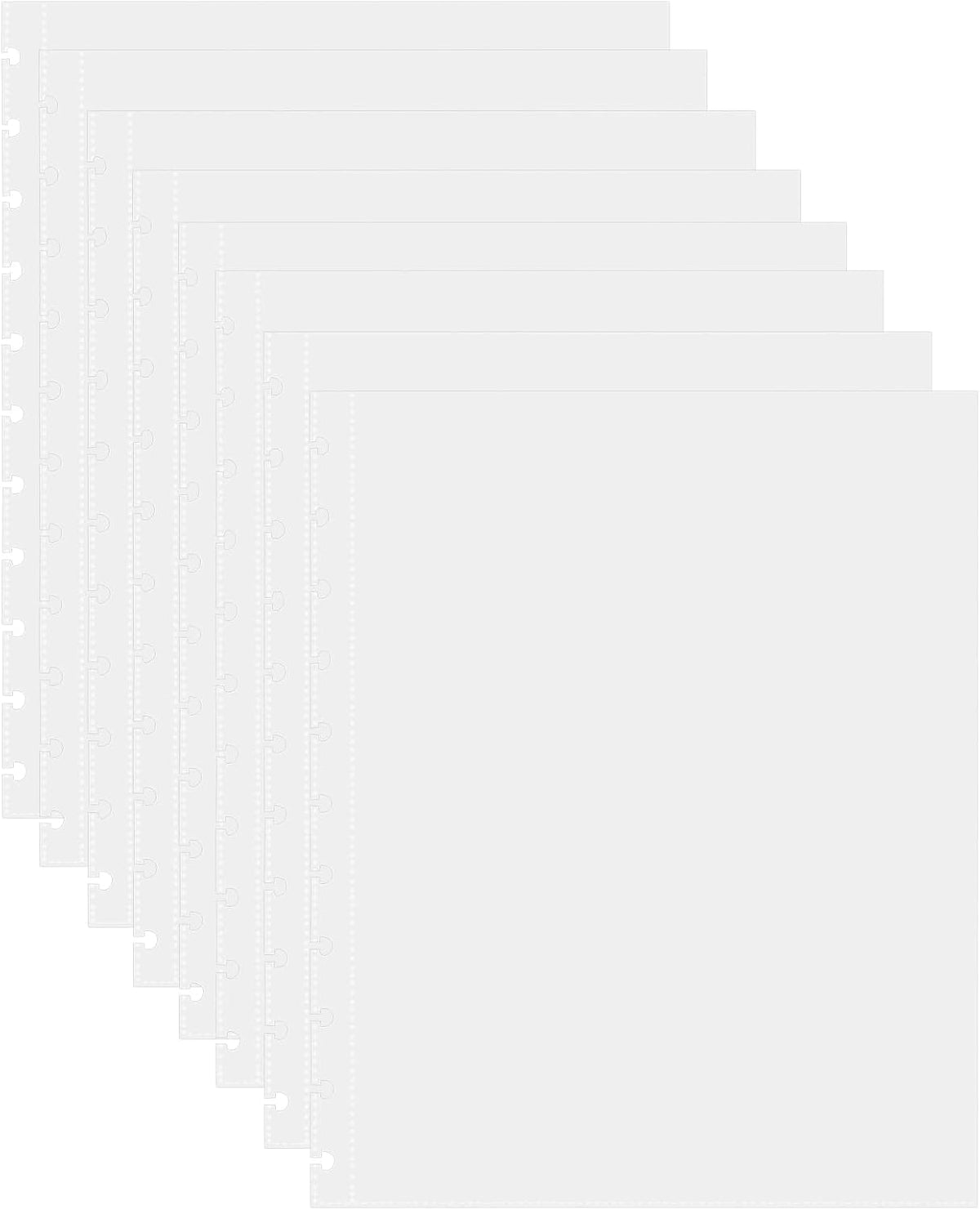 50 Piece Clear Sheet Protectors Page Protectors 8.5 x 11 Clear Binder Sheet Protectors