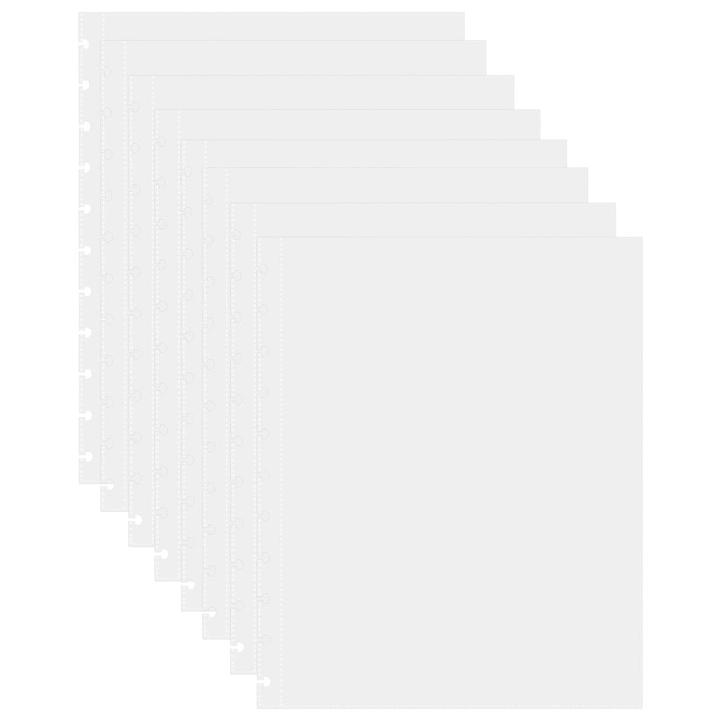 50 Piece Clear Sheet Protectors Page Protectors 8.5 x 11 Clear Binder Sheet Protectors