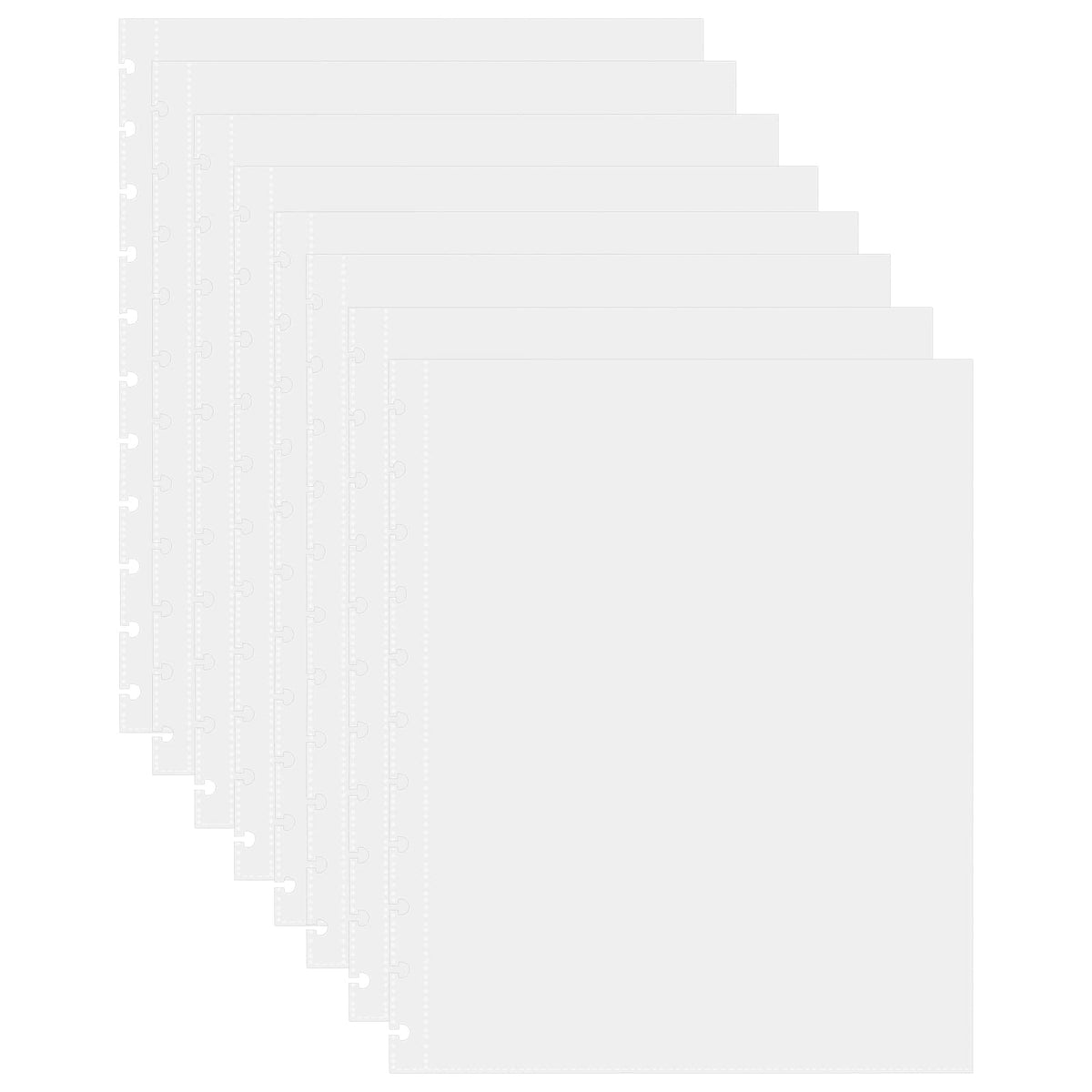 50 Piece Clear Sheet Protectors Page Protectors 8.5 x 11 Clear Binder Sheet Protectors