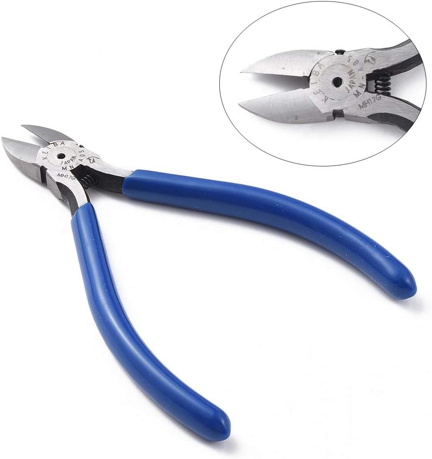 Pandahall 1pc Carbon-Hardened Steel Ferronickel Side Cutting Chains Memory Wire Cutter