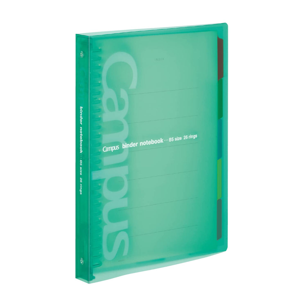 Kokuyo Campus Slide Binder with 5 Tab Dividers, Middle Type, B5, 26 Holes