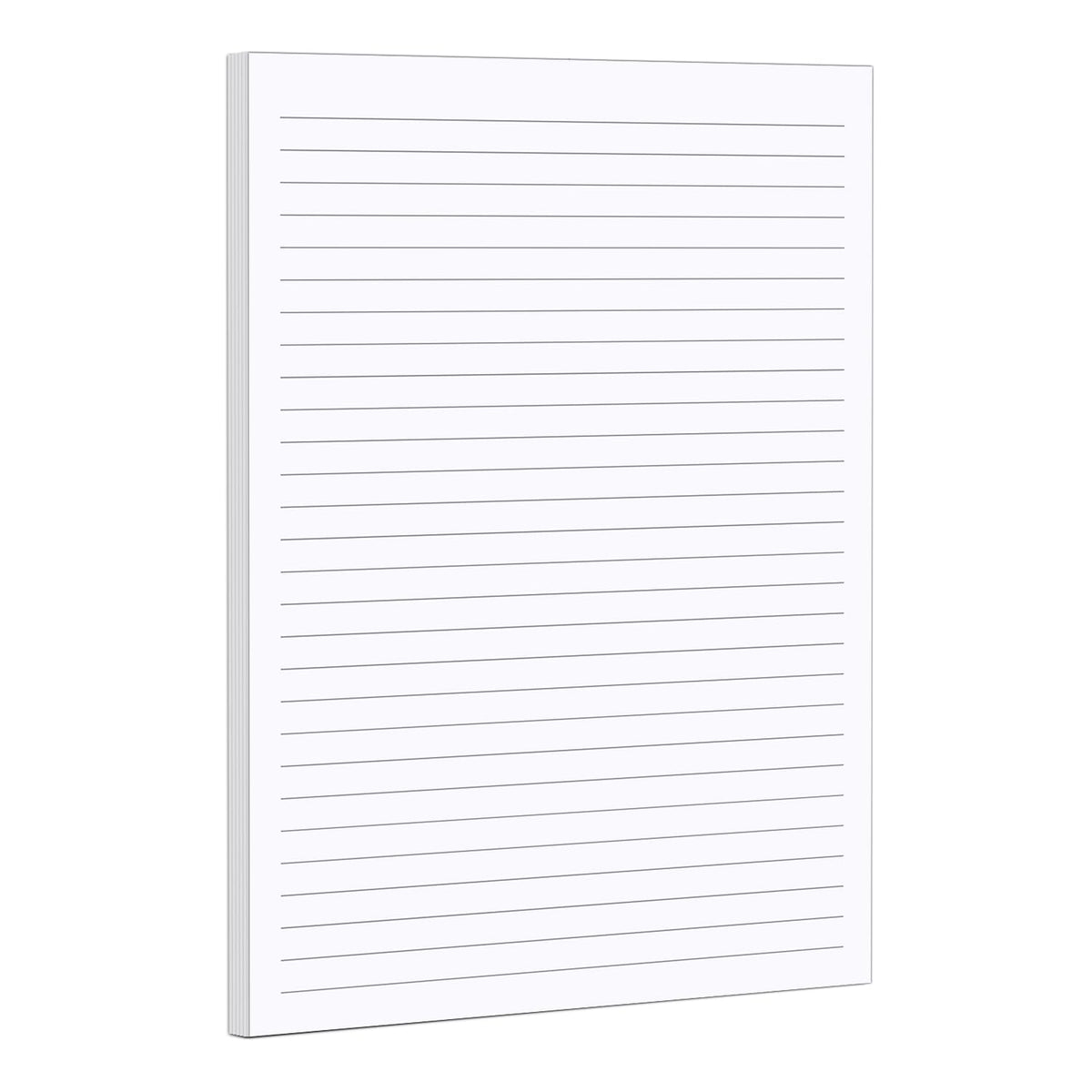 321Done Lined Notepad, Half Letter 5.5x8.5, Tear-Off Sheets, College Ruled