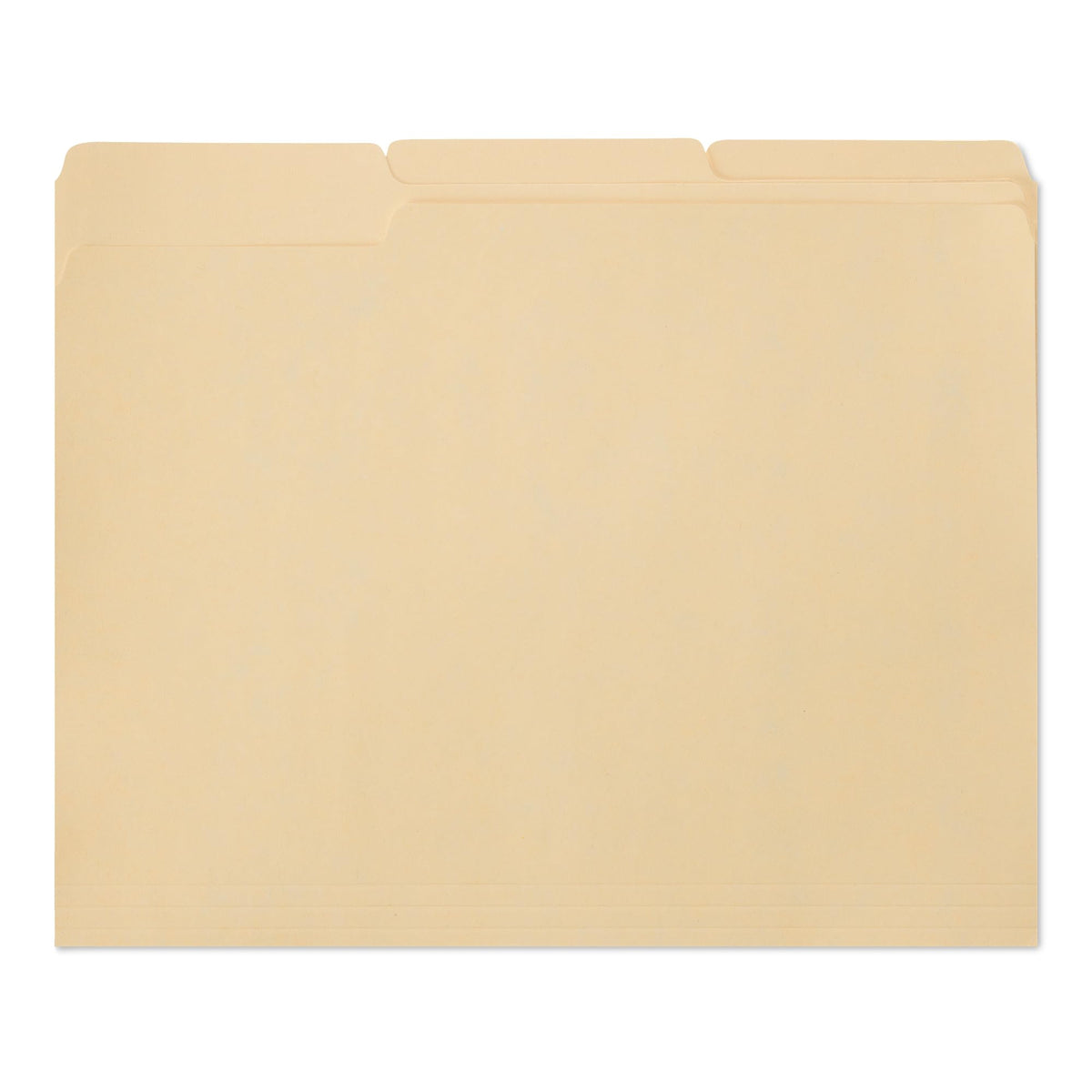 Amazon Basics File Folders with Tabs for Filing, 1/3-Cut Tab, 8.5x11 inches, Letter Size