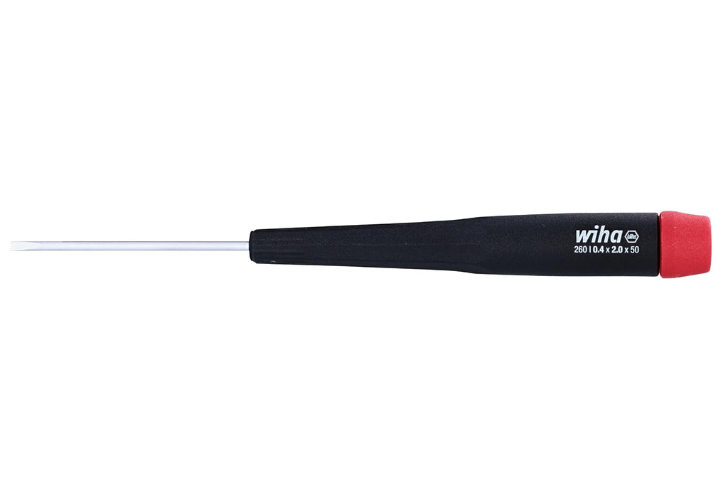 Wiha 26022 Slotted Screwdriver with Precision Handle, 2.0 x 50mm