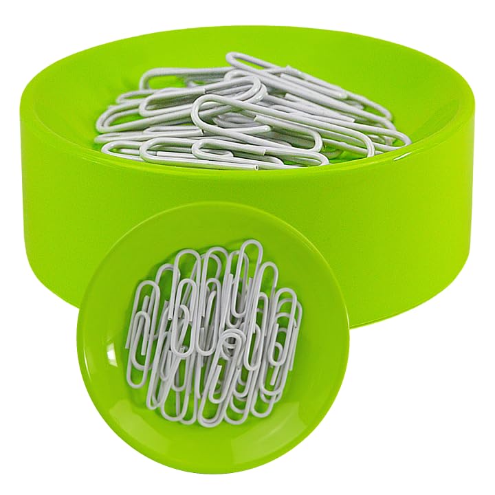 Clipwell Magnetic Paper Clip Holder - Easy Toss & Pick-Up - Holds Various Metal Parts