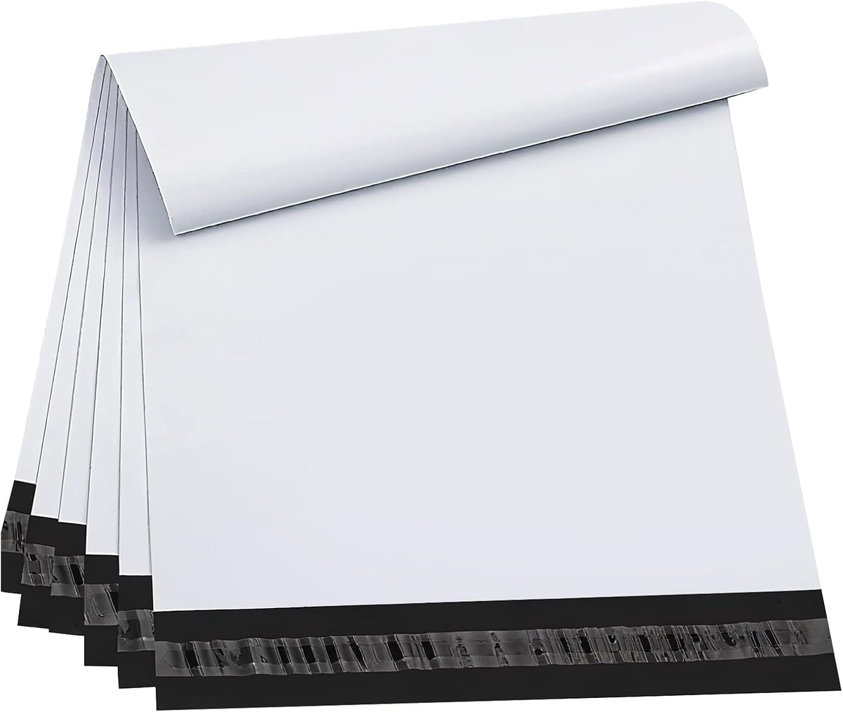 10Pack 17.7x22" White Poly Mailers - Self Sealing