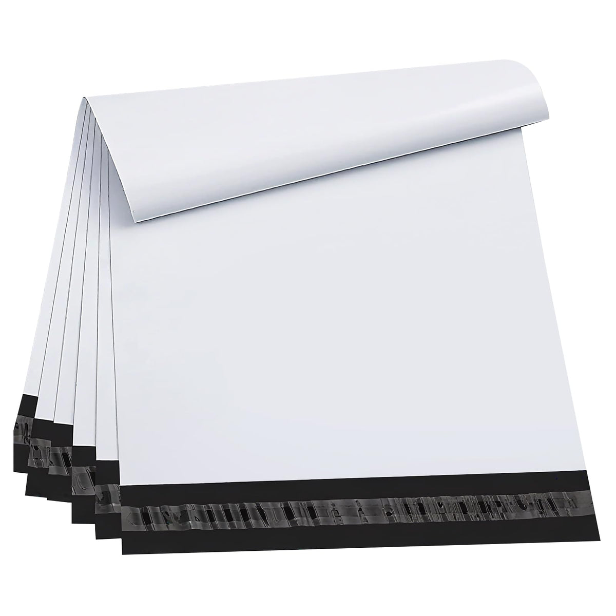 10Pack 17.7x22" White Poly Mailers - Self Sealing