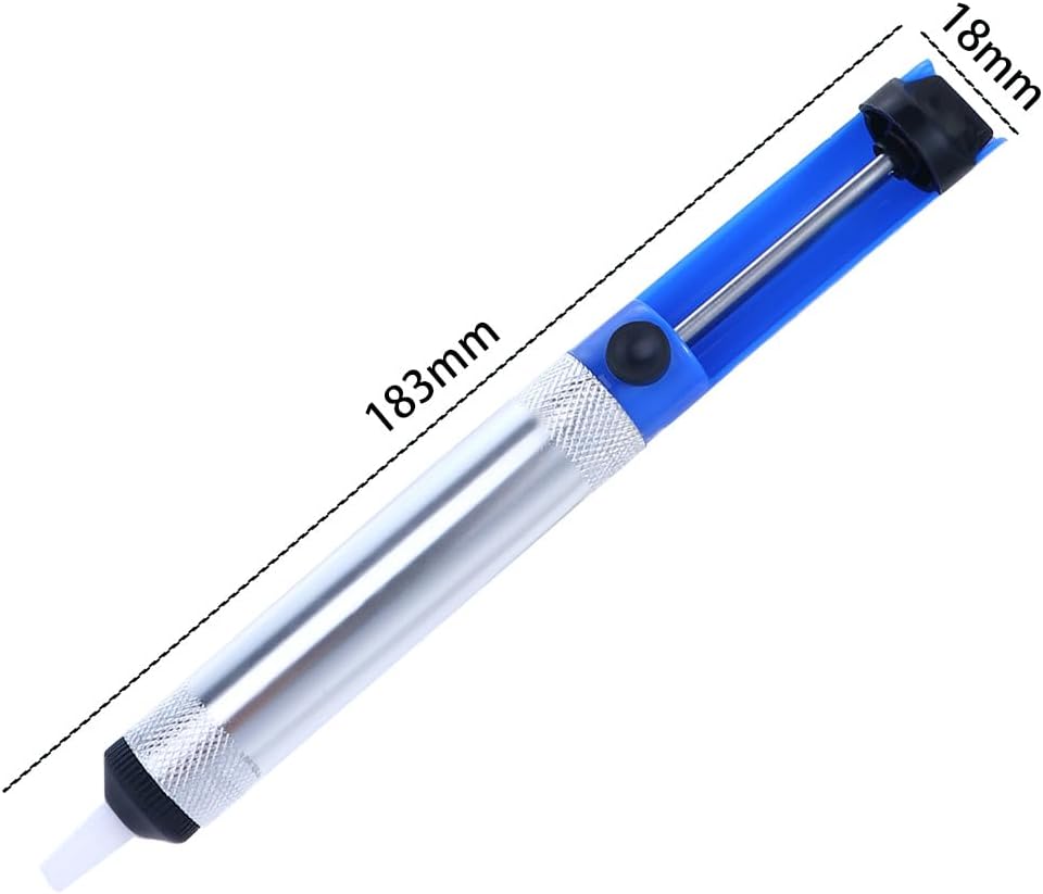 Leadigol 5PCS Desoldering Pump,Aluminum Metal Desoldering Pump Suction Tin Soldering