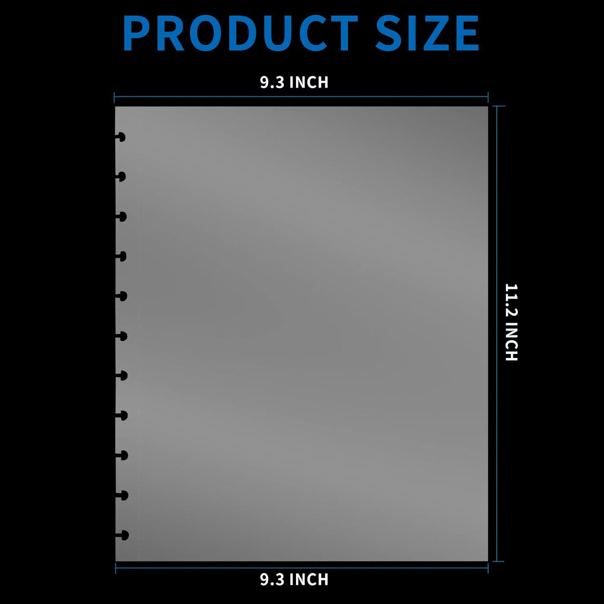 50 Piece Clear Sheet Protectors Page Protectors 8.5 x 11 Clear Binder Sheet Protectors