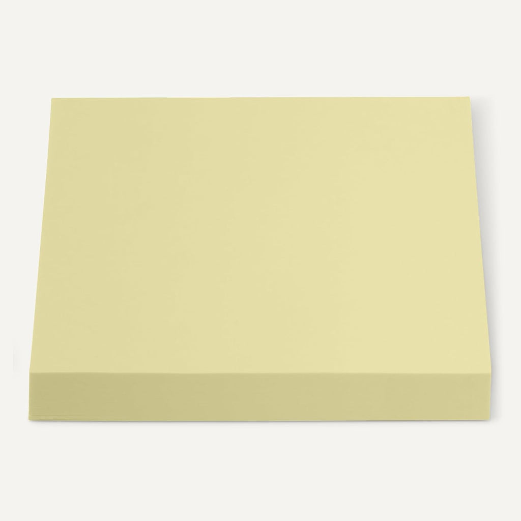 Amazon Basics Square Sticky Notes, Self-Stick Pads, 3 x 3 inches, Yellow, 18-Pack