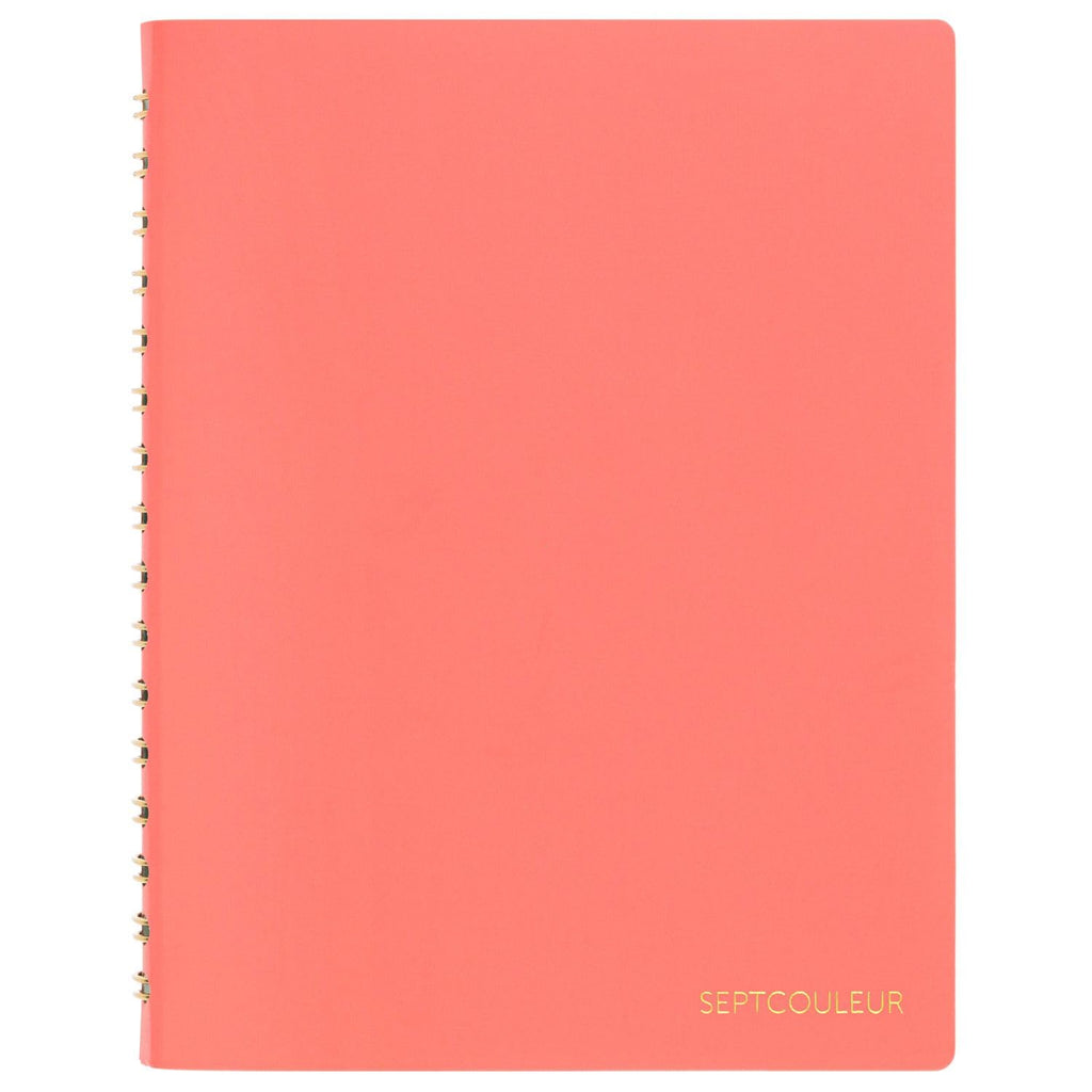 Maruman Septcouleur Spiral Notebook, 200 Pages, A5 3mm Grid, Blue