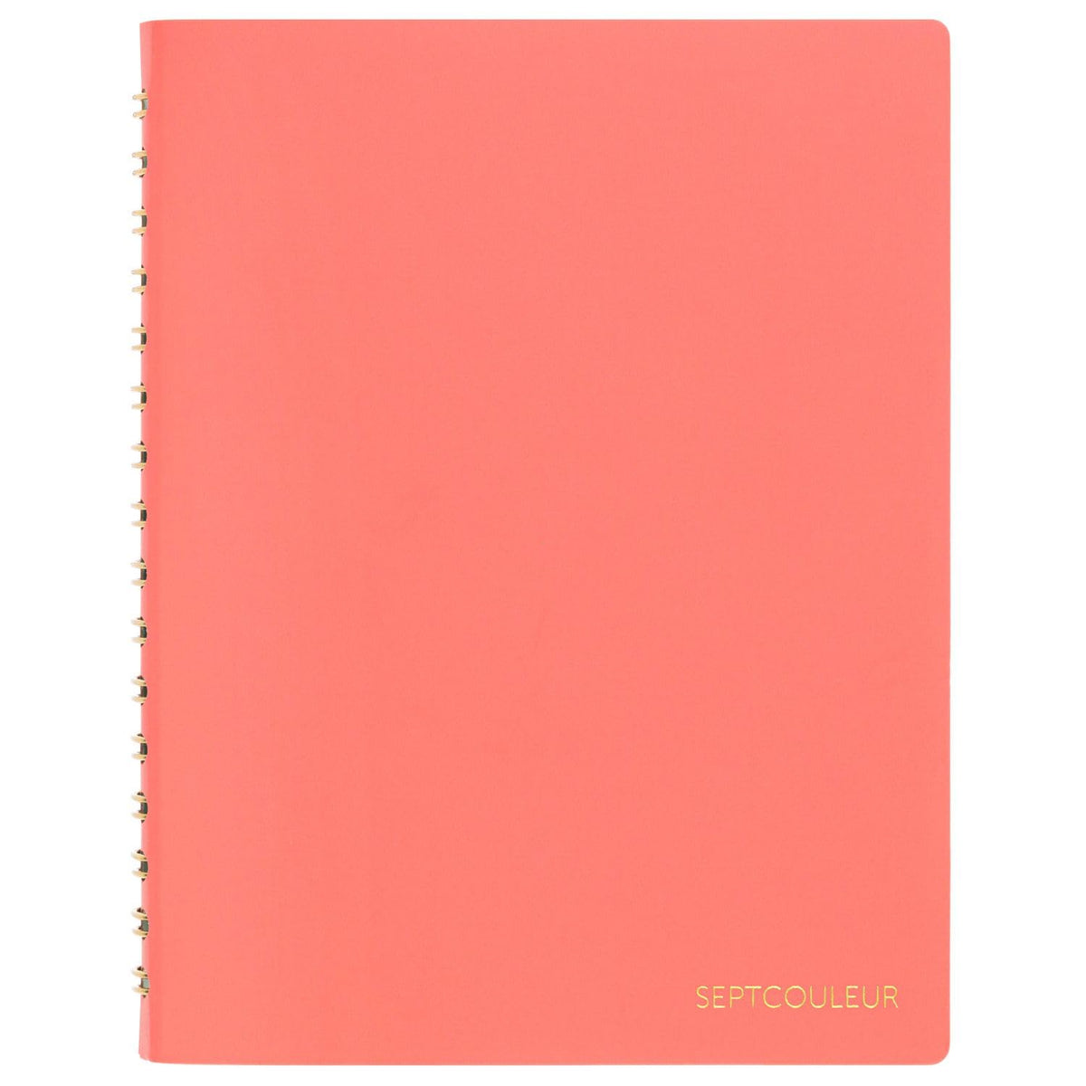 Maruman Septcouleur Spiral Notebook, 200 Pages, A5 3mm Grid, Blue