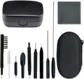 12-Piece Hearing Aid Cleaning Kit with Wax Loop, Storage Case