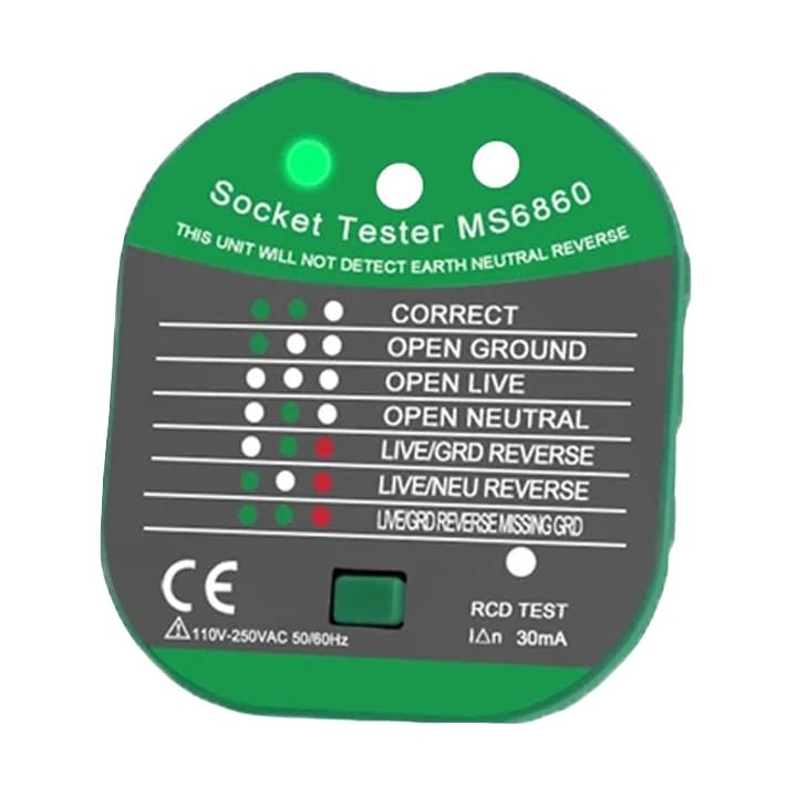 ZenEarth Outlet Tester for Grounding & Earthing Products — Simple Ground & Wiring Fault