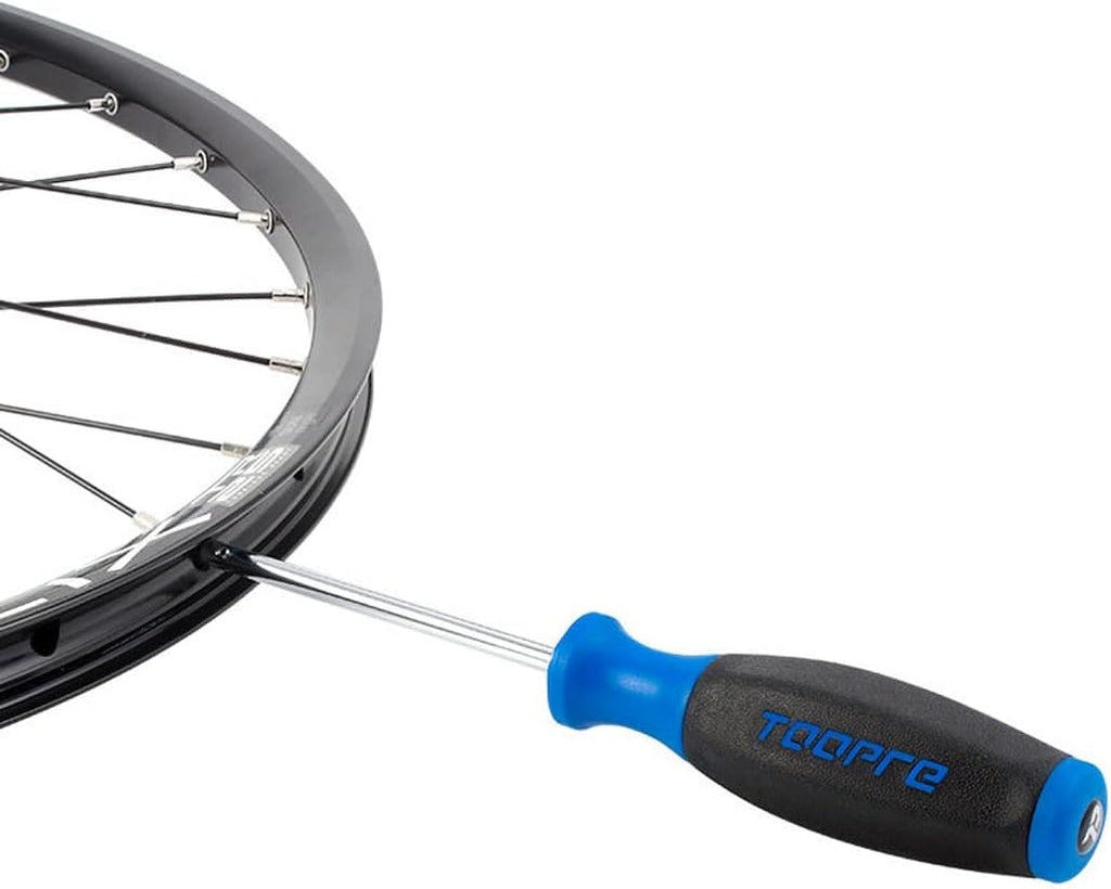 Bicycle Spoke Tool, Bicycle Spoke Wrench Assembly Wrench with V-Spring & Puller for Rims