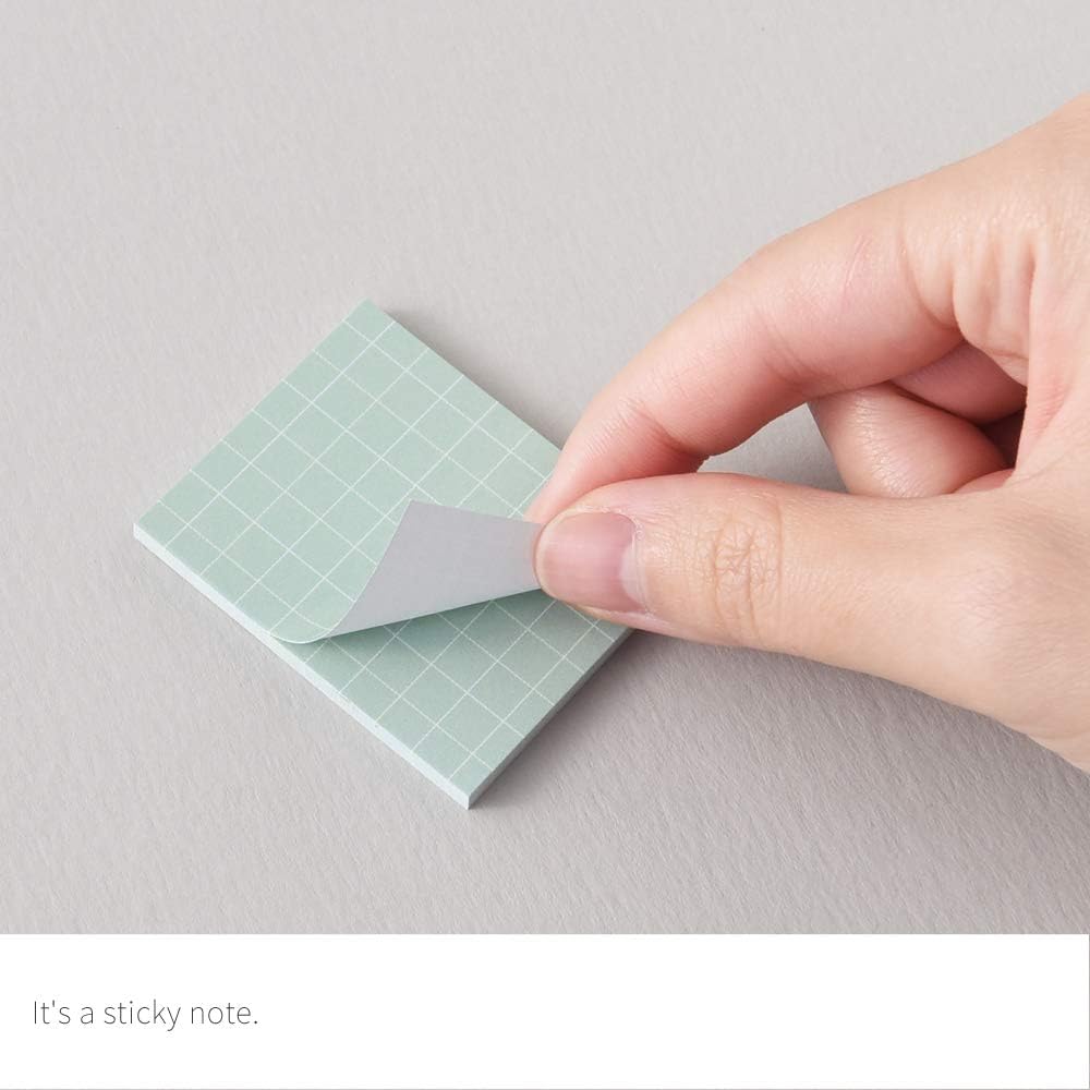 Monolike Color Palette Sticky Grid 300 C Set 4p - Self-Adhesive Memo Pad 30 Sheets
