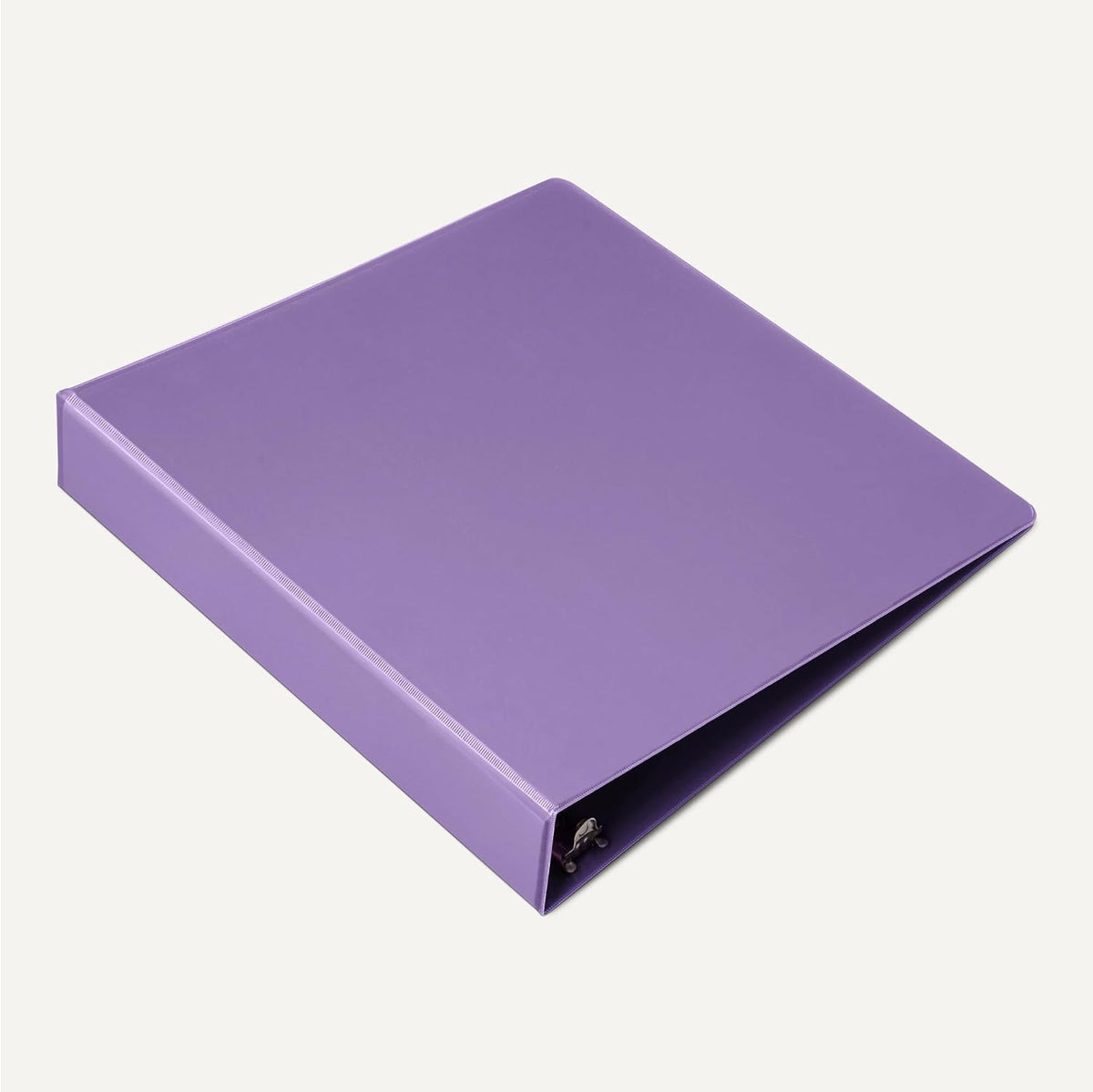 Amazon Basics 3 Ring 1.5 inch Binders with Round Metal Rings, Holds 275 Sheets